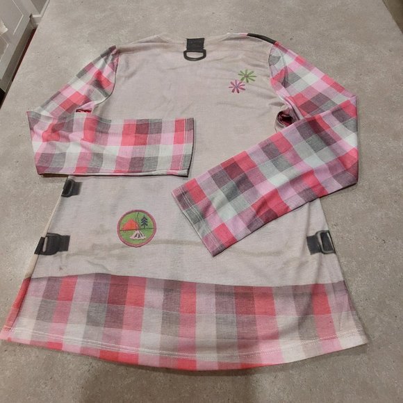 CREATIVE APPAREL CONCEPTS Women's 100% Polyester Graphic Long Sleeves Tee Med - Picture 3 of 13